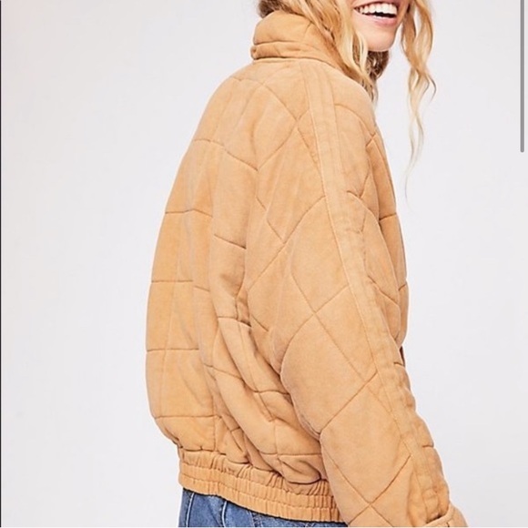 SOLD Free People Dolman Quilted Jacket - Picture 3 of 6